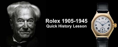 rolex 1905 model|rolex part 1 history.